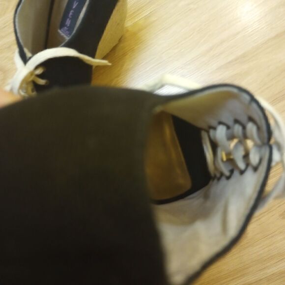 - Steve Madden canvas lace up wedge espadrilles - Picture 7 of 12